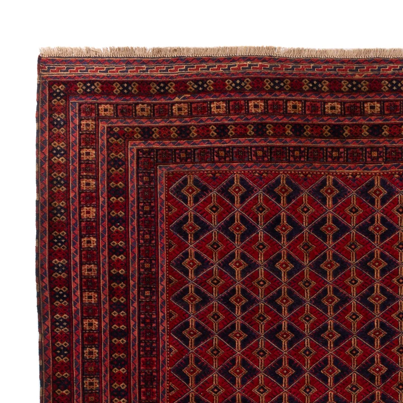 Kelim Afghan Teppich 199x291cm - rot