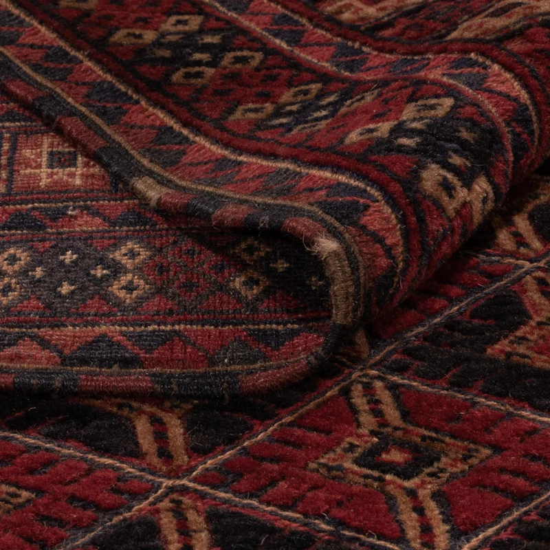 Kelim Afghan Teppich 199x291cm - rot