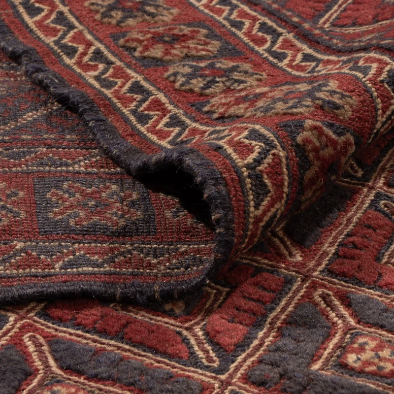 Kelim Afghan Teppich 203x283cm - rot