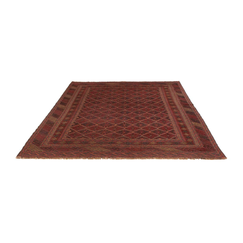 Kelim Afghan Teppich 201x285cm - rot