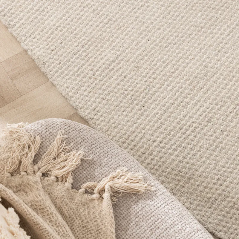Wollteppich Organisch - Bliss Creme Weiß