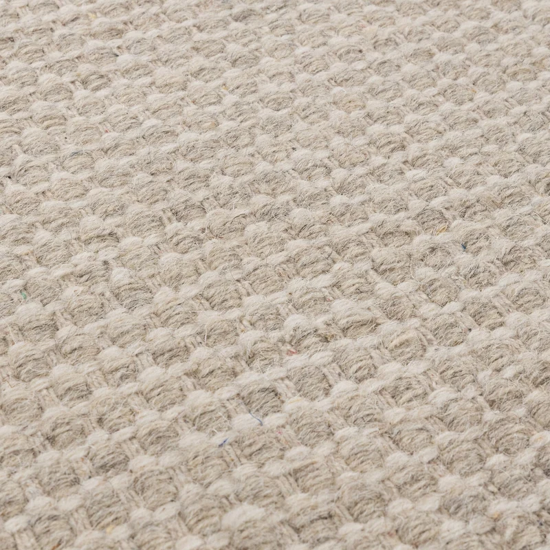 Wollteppich Organisch - Bliss Creme Weiß