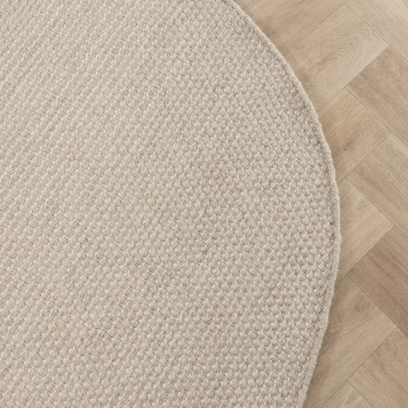 Wollteppich Organisch - Bliss Creme Weiß