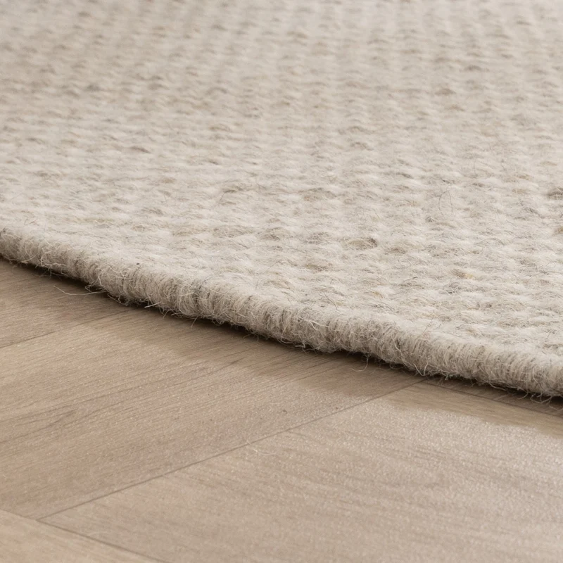 Wollteppich Organisch - Bliss Creme Weiß