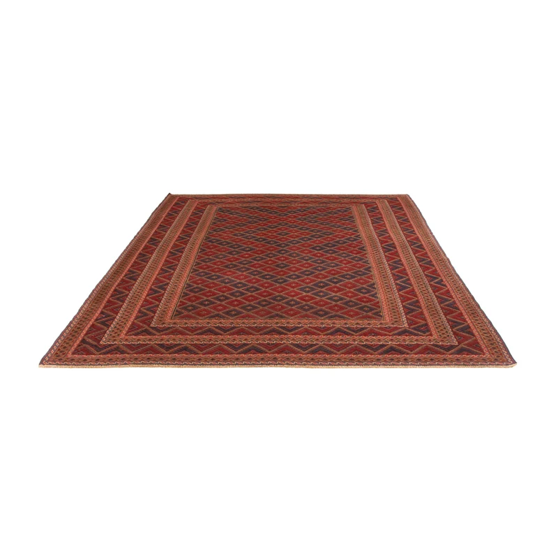 Kelim Afghan Teppich 212x265cm - rot