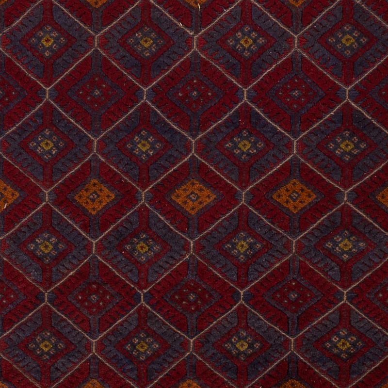 Kelim Afghan Teppich 205x278cm - rot