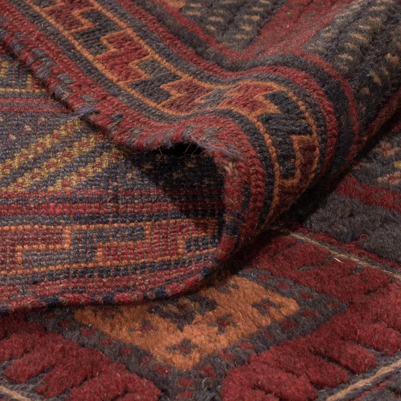 Kelim Afghan Teppich 205x278cm - rot