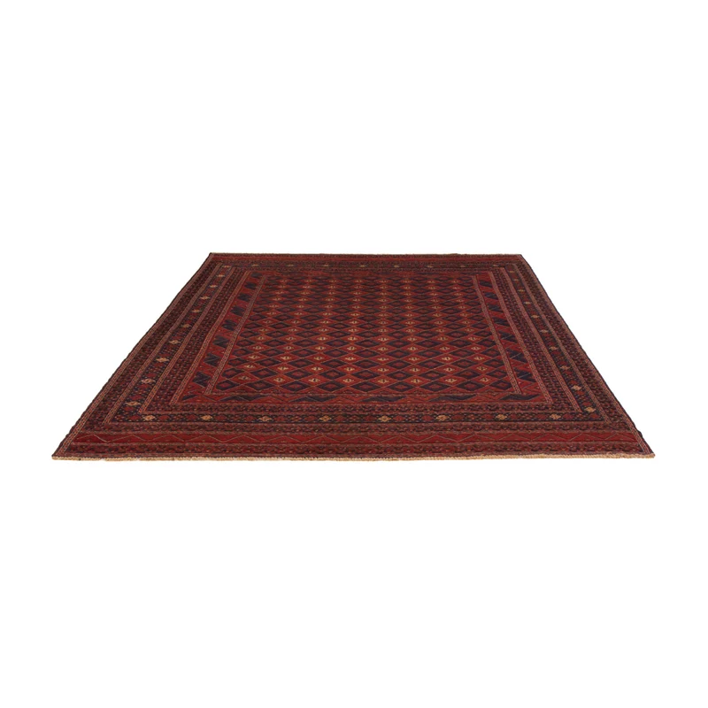 Kelim Afghan Teppich 207x273cm - rot