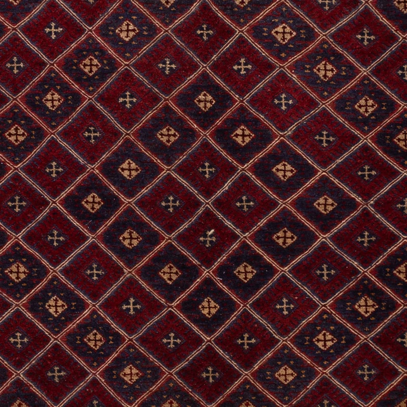 Kelim Afghan Teppich 210x271cm - rot