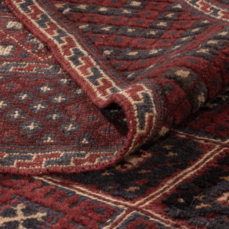 Kelim Afghan Teppich 210x271cm - rot