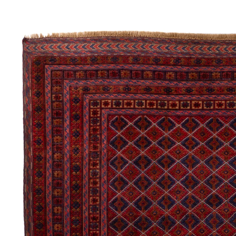 Kelim Afghan Teppich 209x267cm - rot