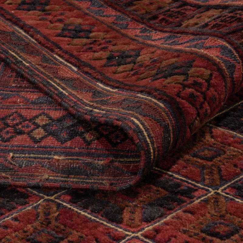 Kelim Afghan Teppich 209x267cm - rot