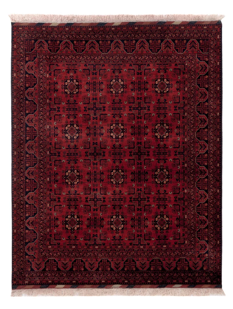 Afghan Teppich 155x196cm - Orientteppich - rot