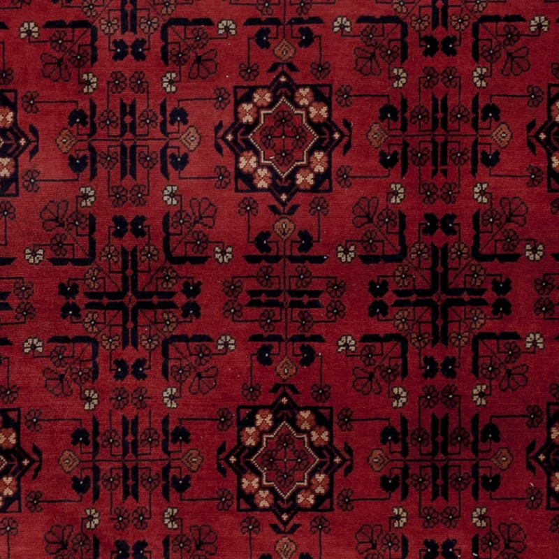 Afghan Teppich 155x196cm - Orientteppich - rot