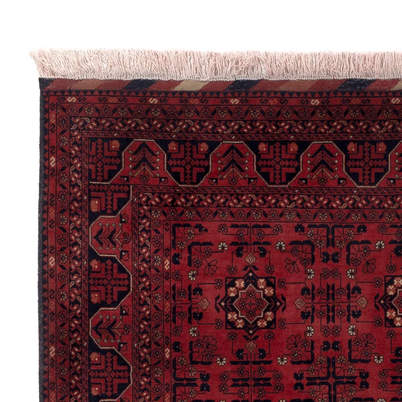 Afghan Teppich 155x196cm - Orientteppich - rot