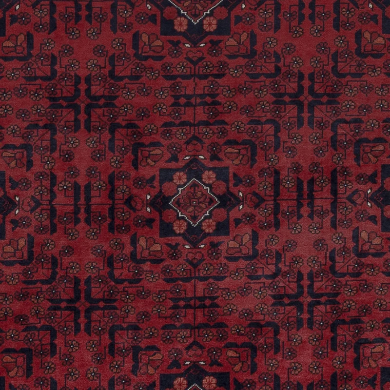 Afghan Teppich 151x202cm - Orientteppich - rot