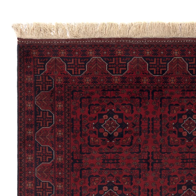 Afghan Teppich 151x202cm - Orientteppich - rot