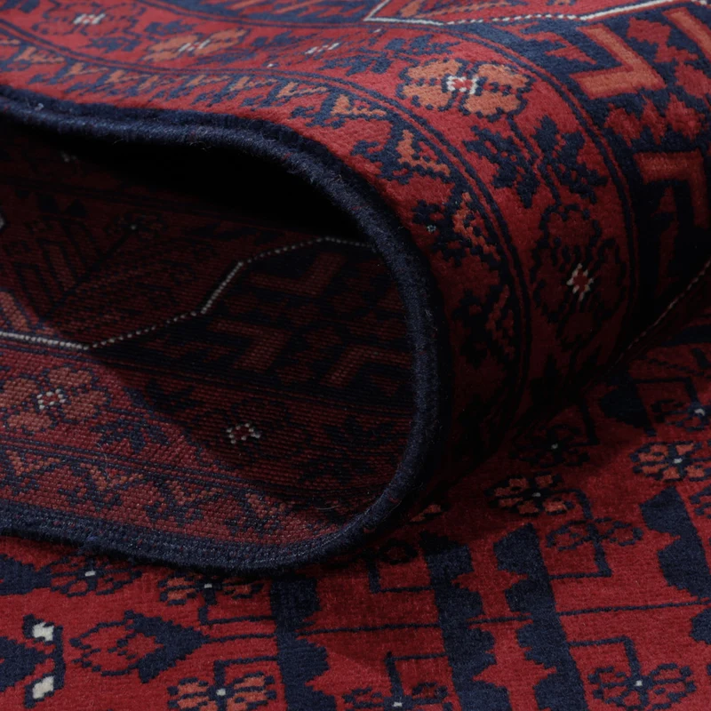 Afghan Teppich 151x202cm - Orientteppich - rot
