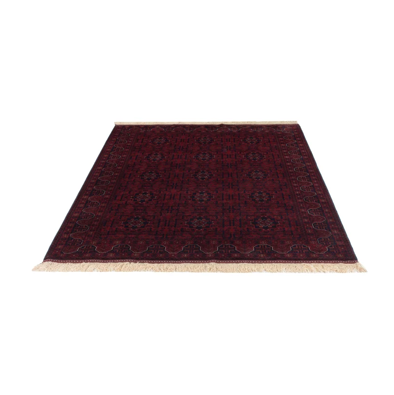Afghan Teppich 151x202cm - Orientteppich - rot