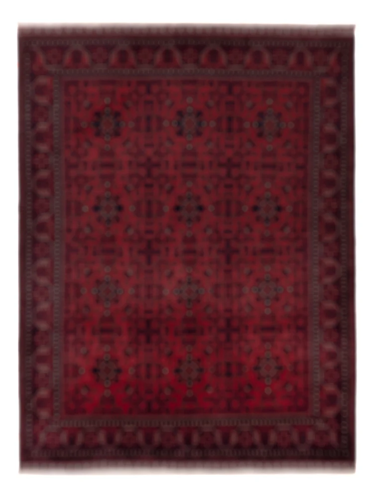 Afghan Teppich 154x195cm - Orientteppich - rot