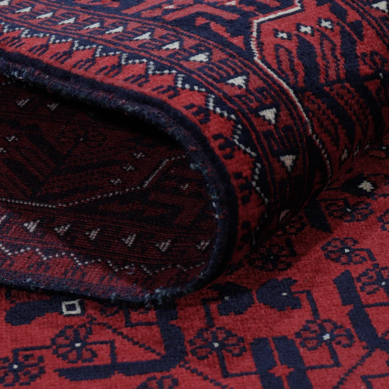 Afghan Teppich 154x195cm - Orientteppich - rot