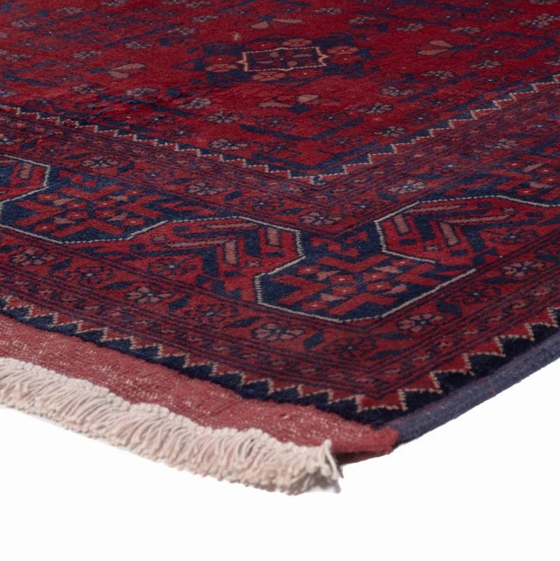 Afghan Teppich 154x200cm - Orientteppich - rot