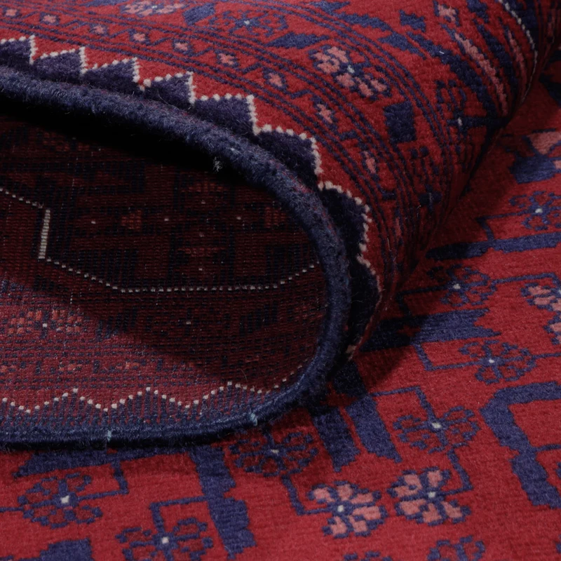 Afghan Teppich 154x200cm - Orientteppich - rot