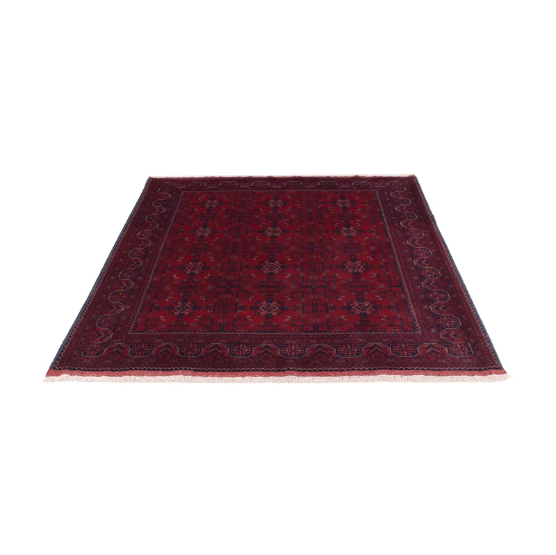 Afghan Teppich 154x200cm - Orientteppich - rot