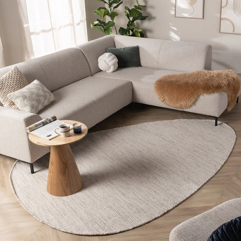 Wollteppich Organisch - Bliss Beige Meliert