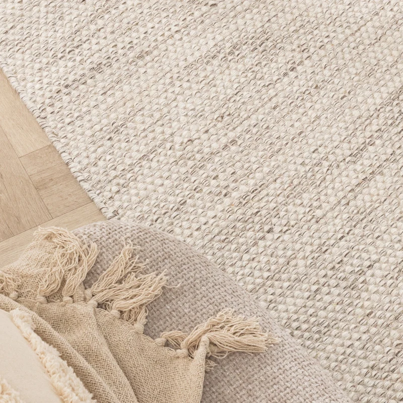 Wollteppich Organisch - Bliss Beige Meliert