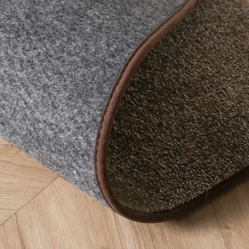 Organischer Teppich – Mellow Blau/Taupe