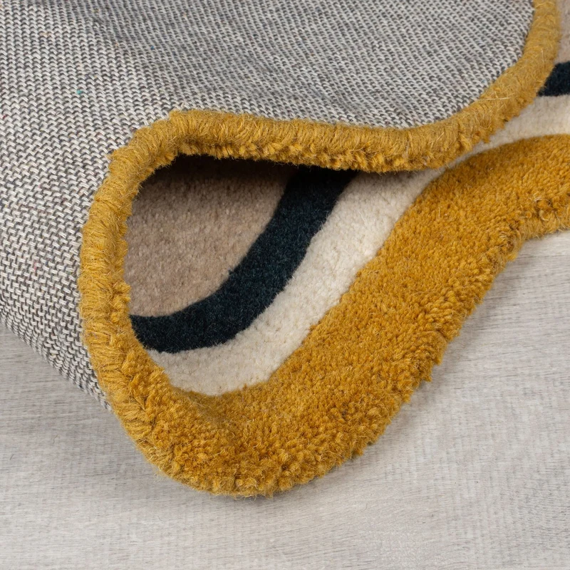 Wollteppich Organisch - Leo Beige Bunt