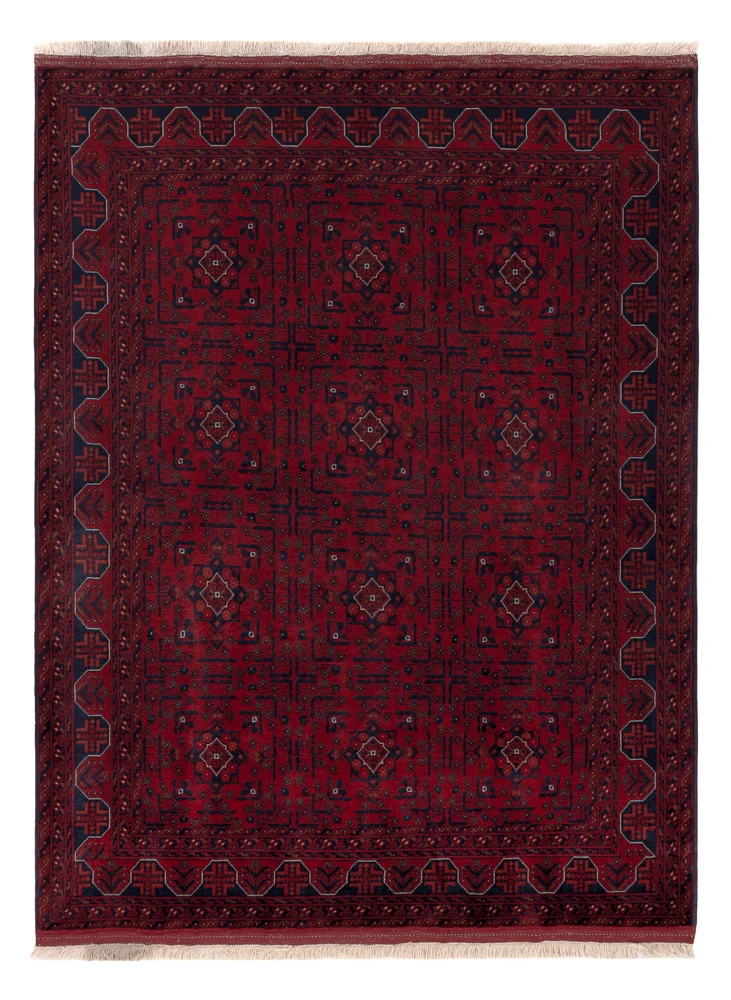 Afghan Teppich 153x197cm - Orientteppich - rot