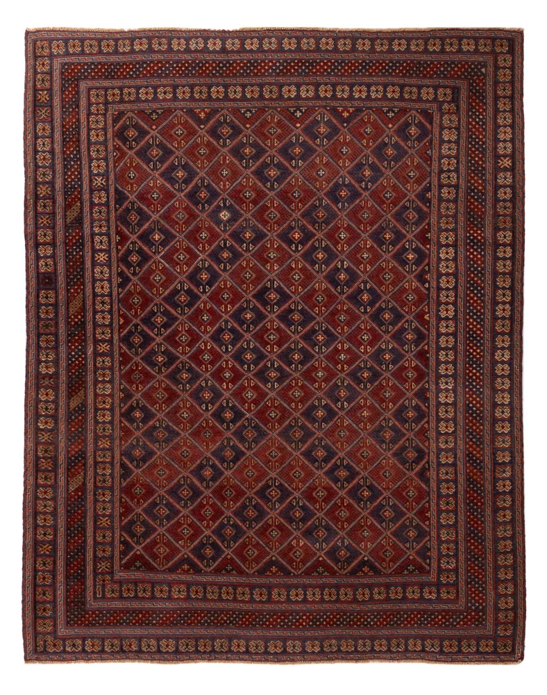 Kelim Afghan Teppich 200x260cm - rot