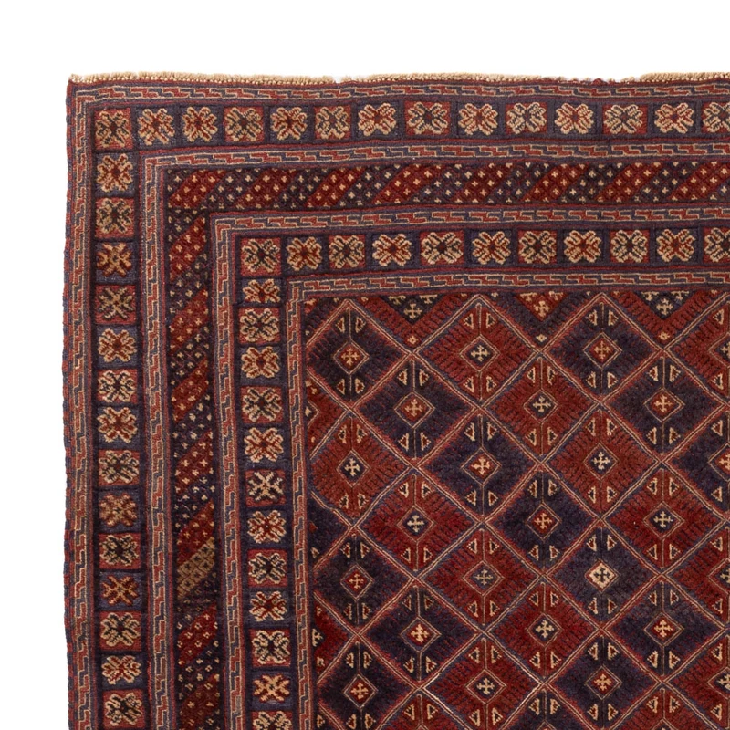Kelim Afghan Teppich 200x260cm - rot