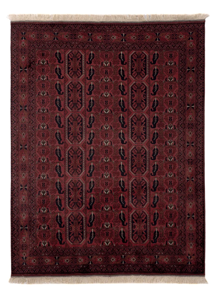 Afghan Teppich 149x196cm - Orientteppich - rot