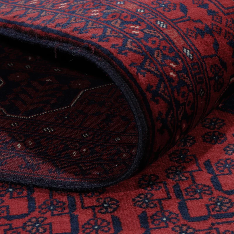 Afghan Teppich 151x196cm - Orientteppich - rot