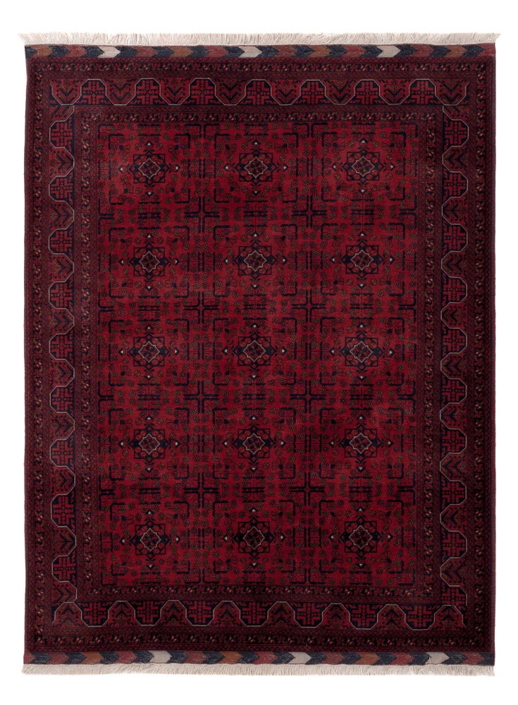 Afghan Teppich 149x197cm - Orientteppich - rot