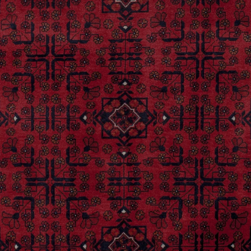 Afghan Teppich 149x197cm - Orientteppich - rot