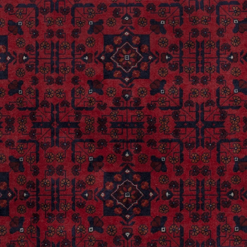 Afghan Teppich 150x194cm - Orientteppich - rot