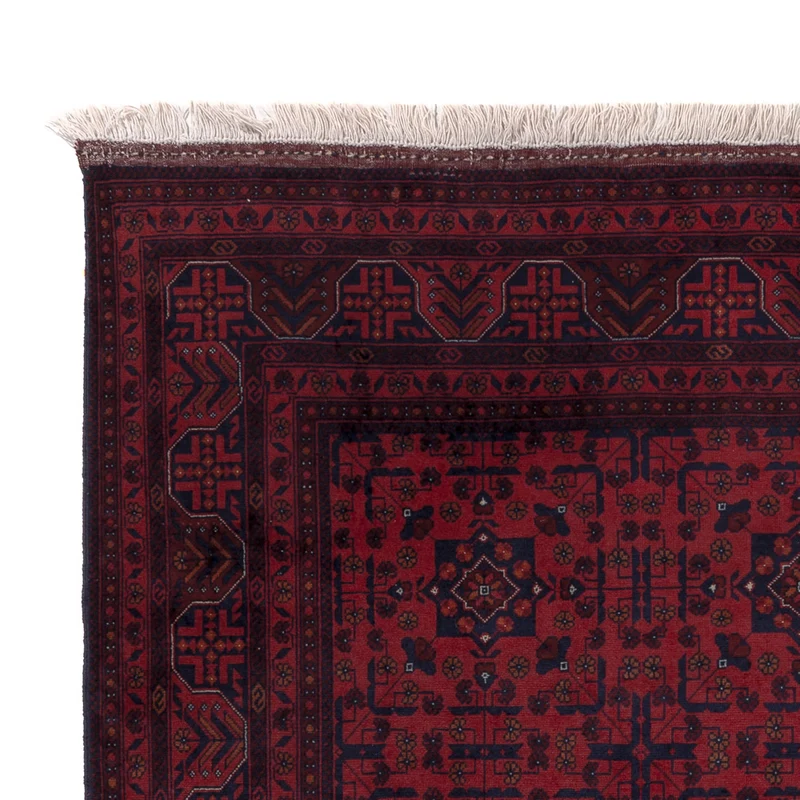 Afghan Teppich 150x194cm - Orientteppich - rot