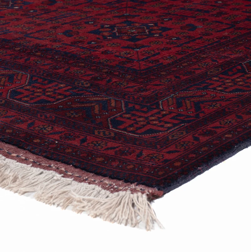 Afghan Teppich 150x194cm - Orientteppich - rot