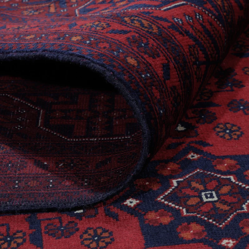 Afghan Teppich 150x194cm - Orientteppich - rot