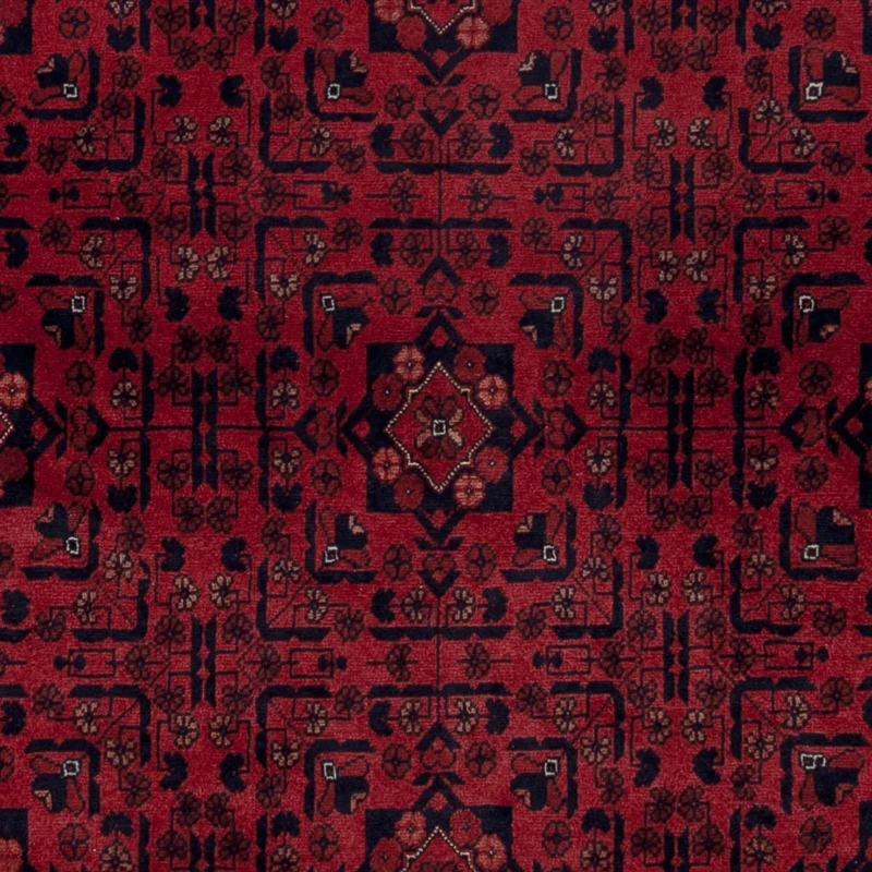 Afghan Teppich 148x196cm - Orientteppich - rot