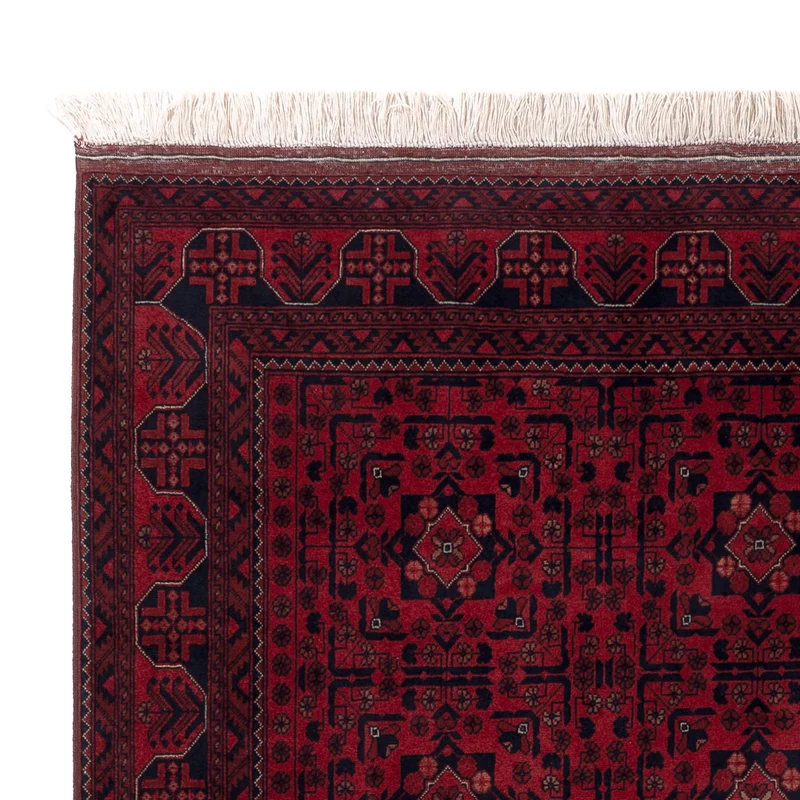 Afghan Teppich 148x196cm - Orientteppich - rot