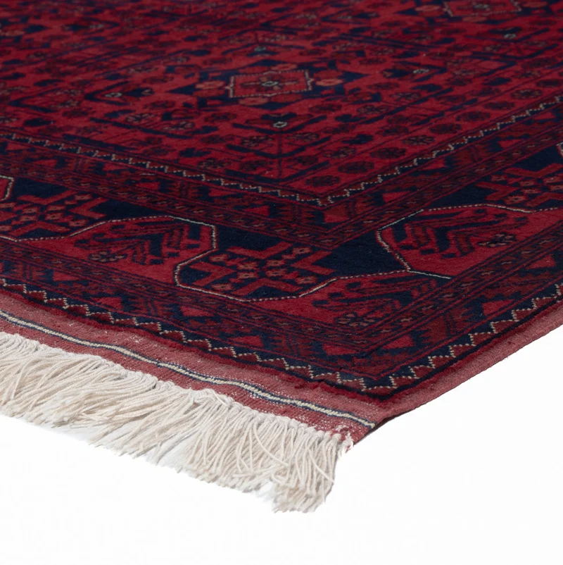 Afghan Teppich 148x196cm - Orientteppich - rot