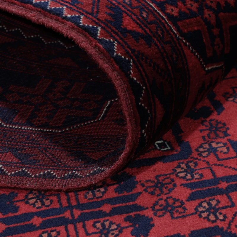 Afghan Teppich 148x196cm - Orientteppich - rot
