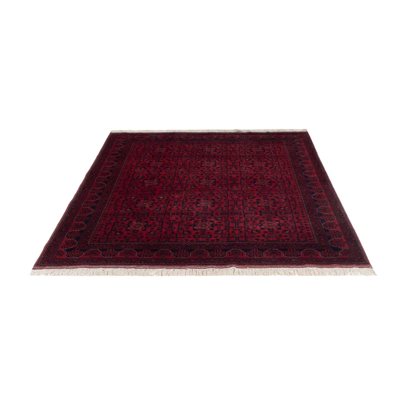Afghan Teppich 148x196cm - Orientteppich - rot