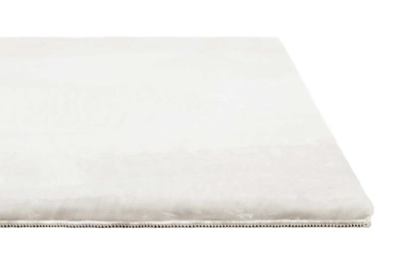 Kunstfell Teppich Creme Weiß soft & weich "Villa Rosso" Homie Living