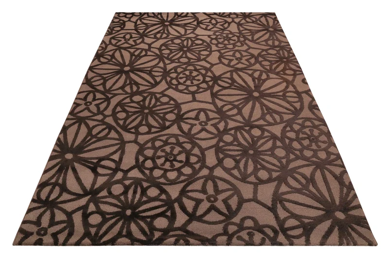 Esprit Wollteppich Braun "Society Circle"